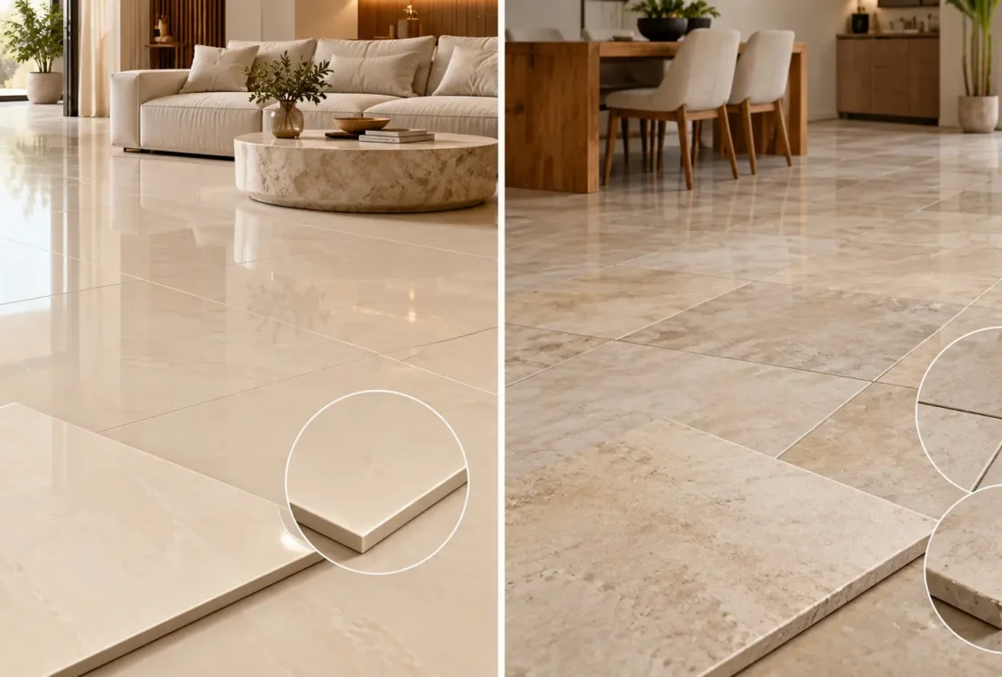 Porcelanato classe A e B