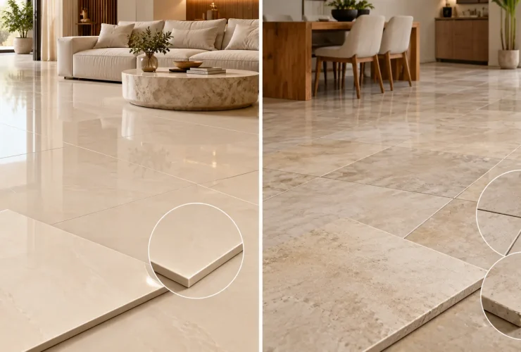 Porcelanato classe A e B